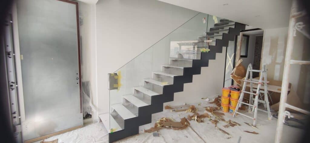 barandillas de vidrio para escaleras